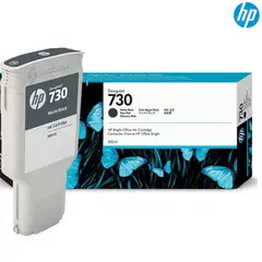 HP - Cartucho de Tinta 730 Matte Black Original de 300 ml