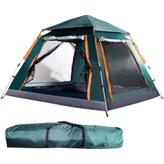EVERBEST - Carpa Automática Aire Libre Impermeable 6 Personas - Verde