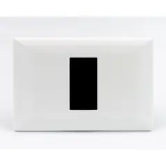 SINTHESI - PLACA SIMPLE DE 1 ESPACIO S22 BLANCO