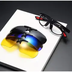 GENERICO - Gafas de sol deportivas 3 en 1 para hombre.