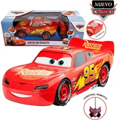 DISNEY - Juguete Vehículo cars Rayo McQueen con Control Remoto
