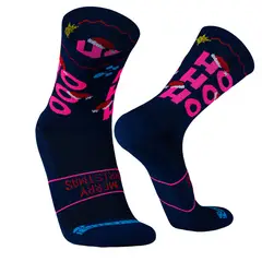 SILVERA NANOTECH - Medias deportivas de compresión hombre mujer running ciclismo navidad