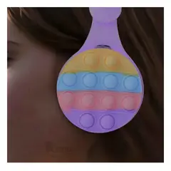 GENERICO - Audifonos Modernos con Diseño Lila Y+Papel de Regalo