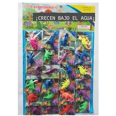 GENERICO - Animalitos Crece En Agua Set X 24 Unidades Dinosaurios