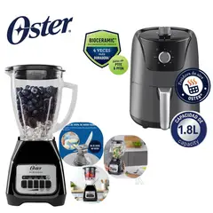 OSTER - COMBO FREIDORA DE AIRE + LICUADORA BLSTKAGBPB