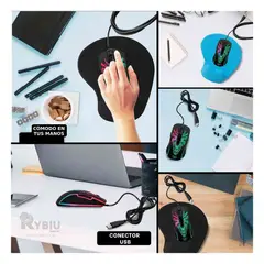 GENERICO - Cursor para Ordenador M816 Negro Y+Banderitas Adhesivas