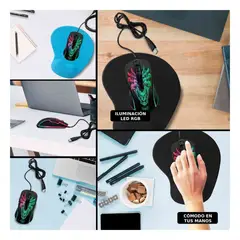 GENERICO - Cursor Funcional M816 en Tono Negro Y+Ligas de Regalo