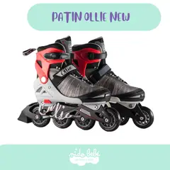 OLLIE - PATIN para niño modelo black RED 38 AL 41