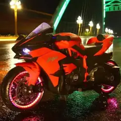GENERICO - Motos para niños - Modelo Ninja Kawasaki ZX ROJO