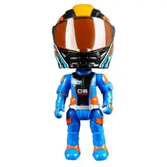 GENERICO - MUÑECO MOTERO ADORNO AZUL