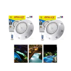 OPALUX - Pack 2 UNID Luminaria Reflector Led 25w Para Piscina Rgb Acuatico