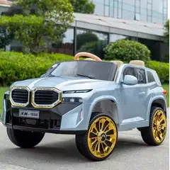 GENERICO - Carro para Niños - Modelo BMW XW Luxury Design PLATEADO
