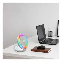 GENERICO - Parlante Versatil y Util de Blanco Y+Regalo Stickers