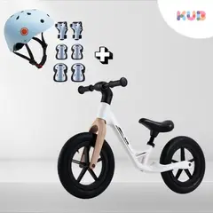 KUB - Bicicleta Balance Niños Marca con pack de seguridad