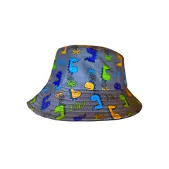 GENERICO - Sombrero Niño Dinosaurio Niña Gorro Skate Redondo Gris T-Rex