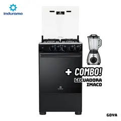 INDURAMA - COCINA DE PIE A GAS 4 HORNILLAS - GOYA + LICUADORA IMACO