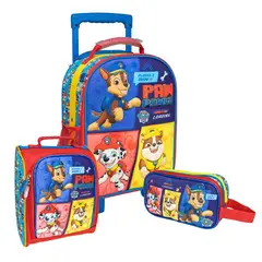 SCOOL - SET MALETA EVA 3D MED PILLOW PAW PATROL