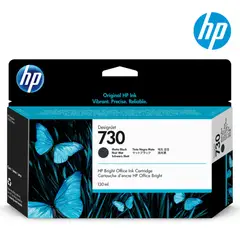 HP - Cartucho de Tinta 730 Matte Black Original (130 ml)