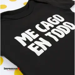 IMPRESIONARTE - Body Bebe Manga Larga Me cago en todo