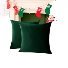 GENERICO - Cojín cuadrado en color verde botella