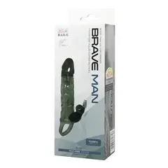 BAILE - Funda Extensora Pene Doble 17x Ø 4cm Estimulación y Vibración Múltiple