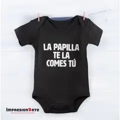 IMPRESIONARTE - Body Bebe Manga Larga Papilla Gracioso