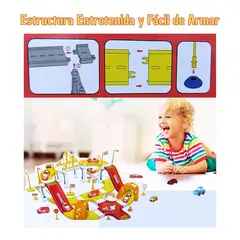 GENERICO - Pista Autos Parqueo de Parqueo Carros para Niños