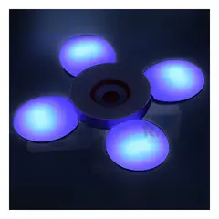 GENERICO - Foco Solar 4 de Facil Uso para Casa Rojo Y+Regalo Agendita