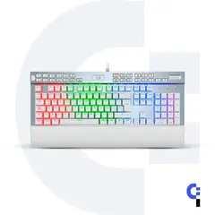 REDRAGON - TECLADO MECANICO YAMA K550 WHITE PURPLE SWITCH ESP USB