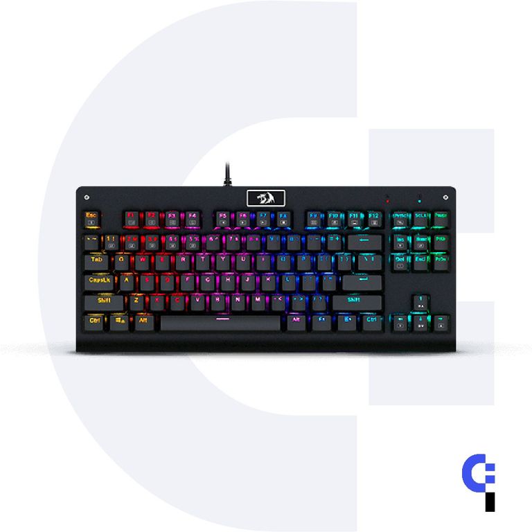 TECLADO MECANICO DARK AVENGER RGB BLACK RED SWITCH ESP USB