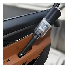 GENERICO - Aspirador de Mano para Casa en Color Negro Y+Regalo Stickers