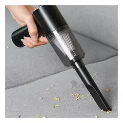 GENERICO - Aspiradora Recargable en Color Negro Y+Papel de Regalo