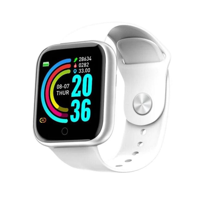 Smartwatch Bluetooth D20 Blanco