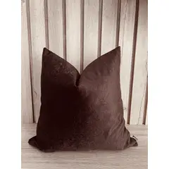 MAP DESIGN HOME - Funda De Cojin Madri Chocolate 50 x 50 cm