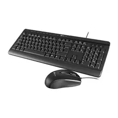 KLIP XTREME - Combo Teclado Mouse USB DeskMate Multimedia