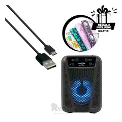 GENERICO - Altavoz para Reuniones o Fiestas en Negro Y+Gift Stickers