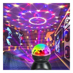 GENERICO - Reflector Moderno y Brillante para Discoteca Color Negro