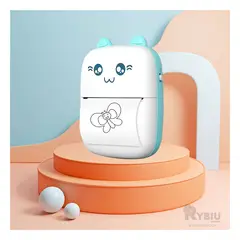 GENERICO - Impresora Practica en Color Celeste Y+Gift MiniAgenda