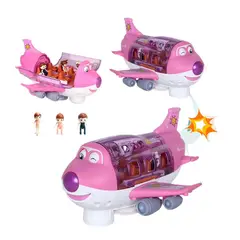 GENERICO - Juguete Avión Musical Giratorio Con Luces Para Niñas