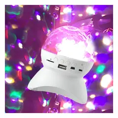 GENERICO - Reflector Moderno y Brillante para Discoteca Color Blanco