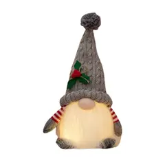 INSPIRA - Muñeco Gnomo Navideño con Luz LED