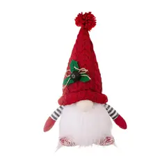 INSPIRA - Muñeco Gnomo Gorro Navideño con Luz LED