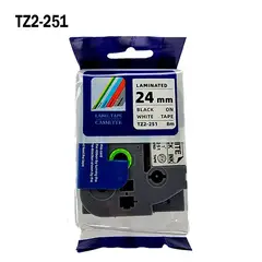 GENERICO - TZ2-251 Cinta Para Rotulador Brother 24mm x 8m