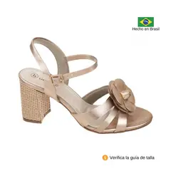 BEBECE - SANDALIA T6059-464 DORADO NAPA METAL
