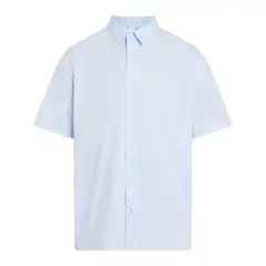 CALVIN KLEIN - CAMISA STRETCH POPLIN SHORT SLEEVE