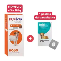 BRAVECTO - Antipulgas para perros de 4.5 - 10 kg