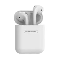 GENERICO - AUDIFONOS BLUETOOTH BLANCO A PRUEBA DE AGUA IP5 MANOS LIBRES