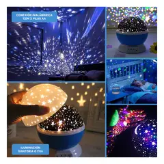 GENERICO - Reflector Portatil y Llamativo en Celeste Y+Regalo Stickers