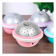 GENERICO - Reflector de Estrellas para Niñas Rosado Y+Papel de Regalo