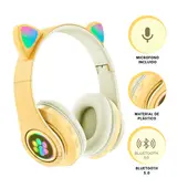 GENERICO - Orejera Kawai con Orejitas Tono Amarillo Y+Post-it Adhesivos